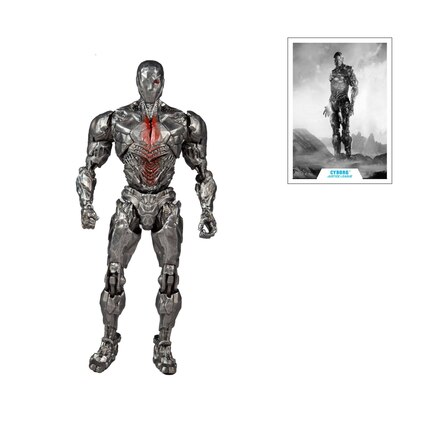 Dc Multiverse  Justice League Movie Cyborg (Helmet) 7" Action Figure
