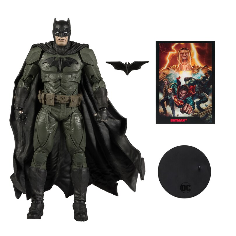 DC Direct - Figurine De 7 Pouces Avec Une Bande Dessinée - Black Adam Comic - Batman Figurine image number 2