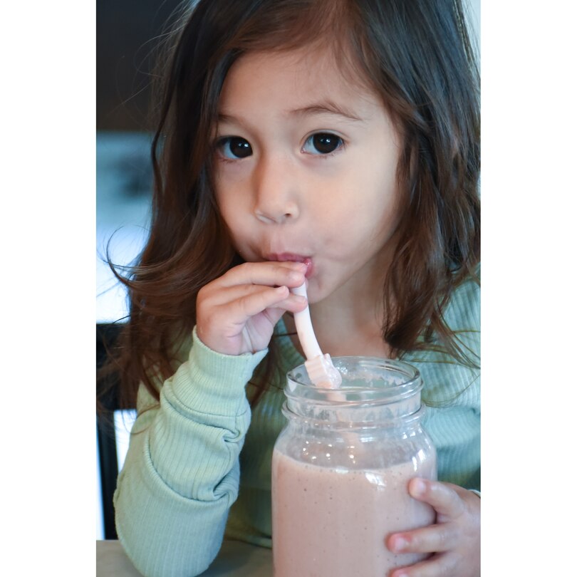 Silicone Animal Straws with Cleaning Brush, for Baby, Toddlers and Kids