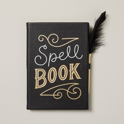 Spell Book And Feather Pen Set