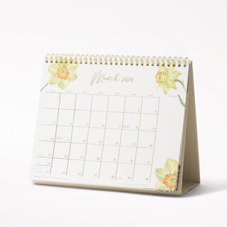 2024 12-MONTH BIRTH FLOWERS DESK CALENDAR image number 2
