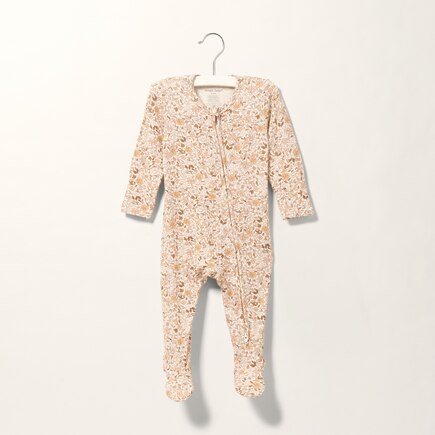 Zipper footie sleeper