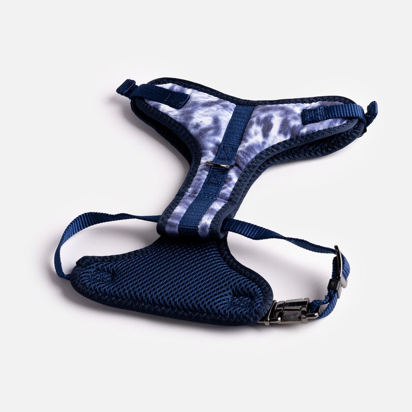 Harnais De Chien De Poplin, Teinture Bleu image number 1