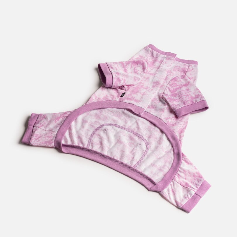 Pyjama Pour Chien Bassic, Teinture Rose, G image number 4
