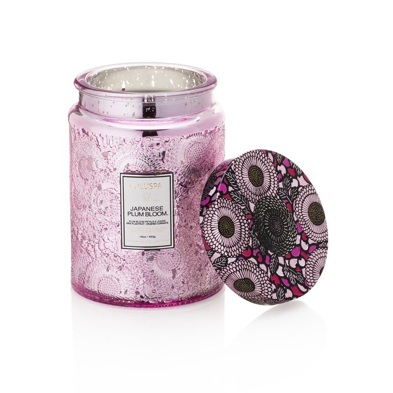 Japonica Glass Jar Candle image number 0