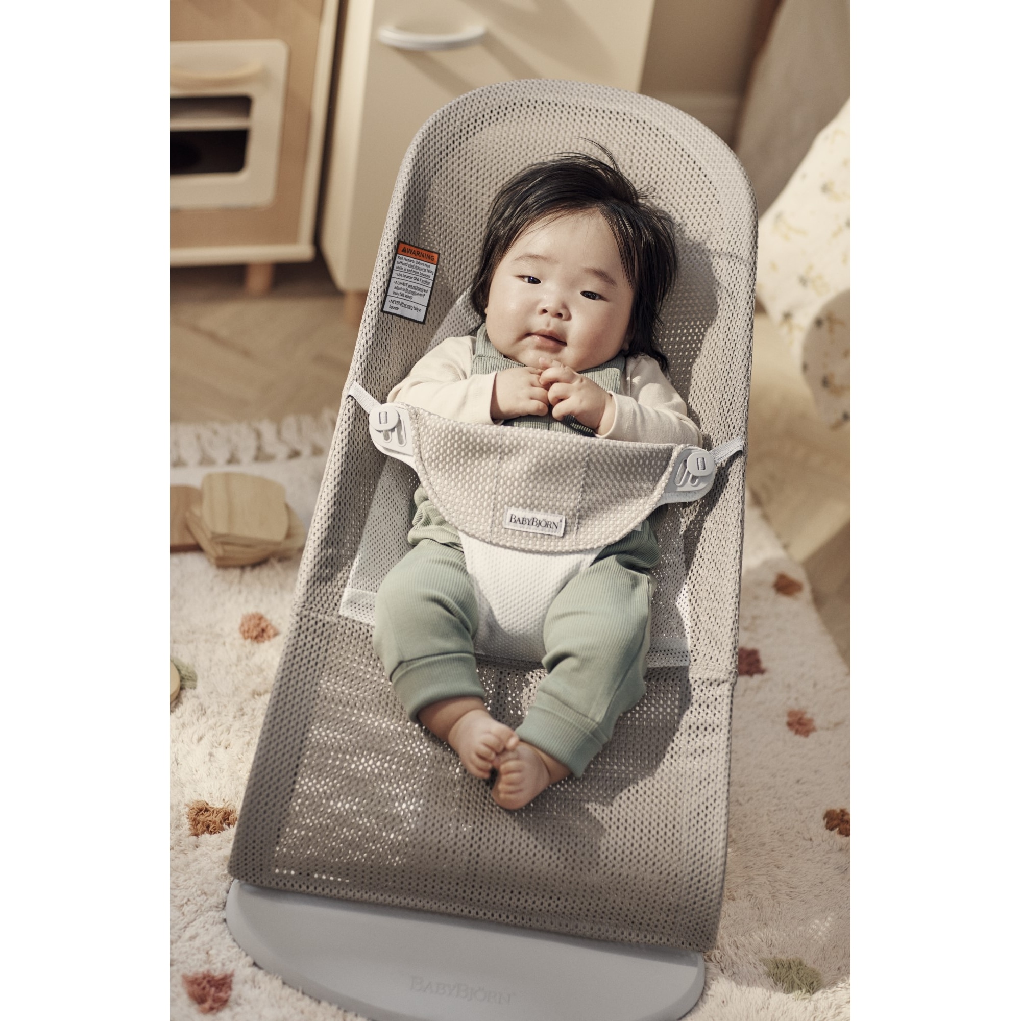 Netted shop baby bouncer