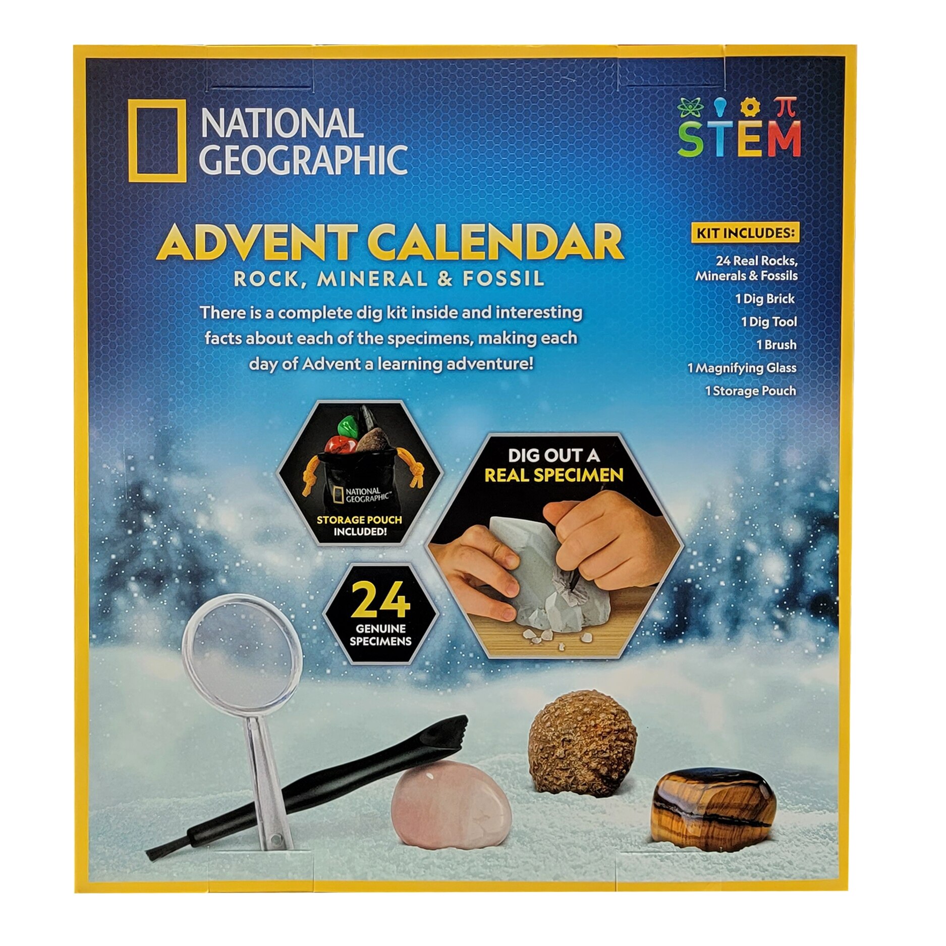 National Geographic 2022 Rock Mineral And Fossil Advent Calendar | The ...