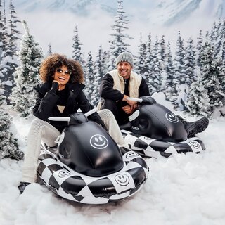 Happy Face Snowmobile Sled image number 3