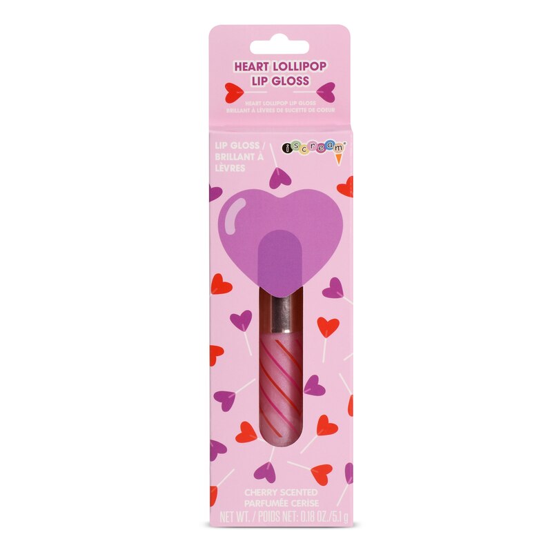 Heart Lollipop Lip Gloss Indigo