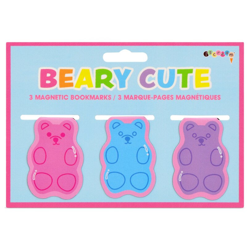 Beary Cute Bookmarks Indigo