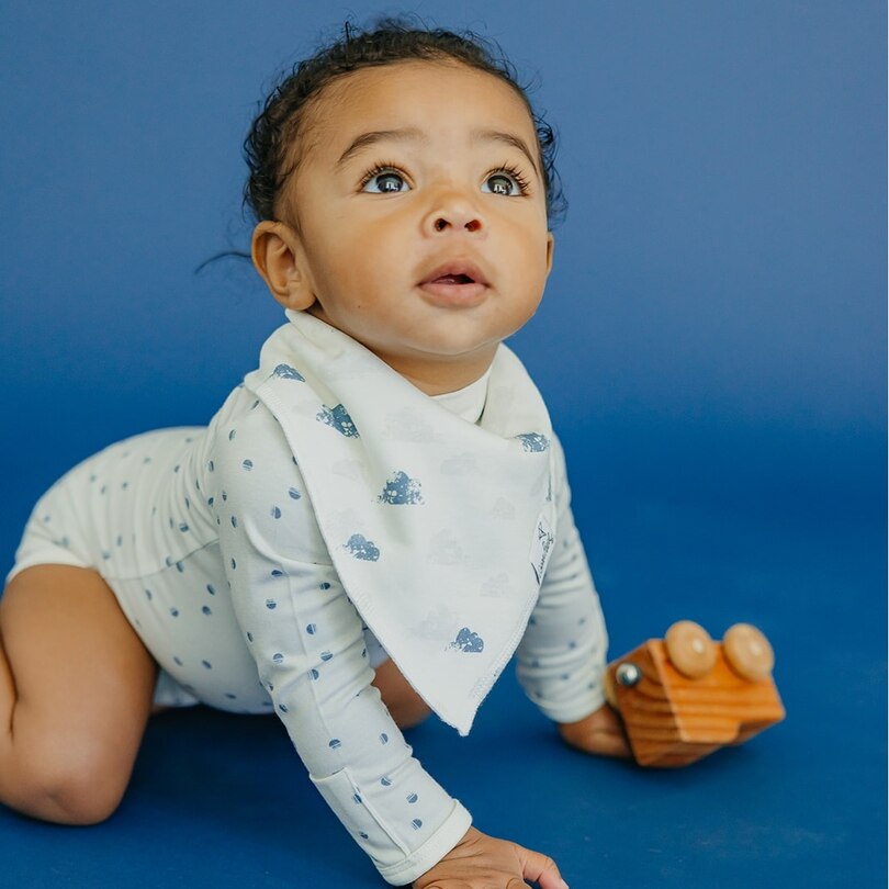 Copper Pearl 4 Piece Bib Set, Sol Indigo