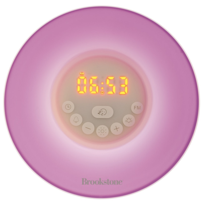 Sunrise Alarm Clock With Fm Radio Indigo