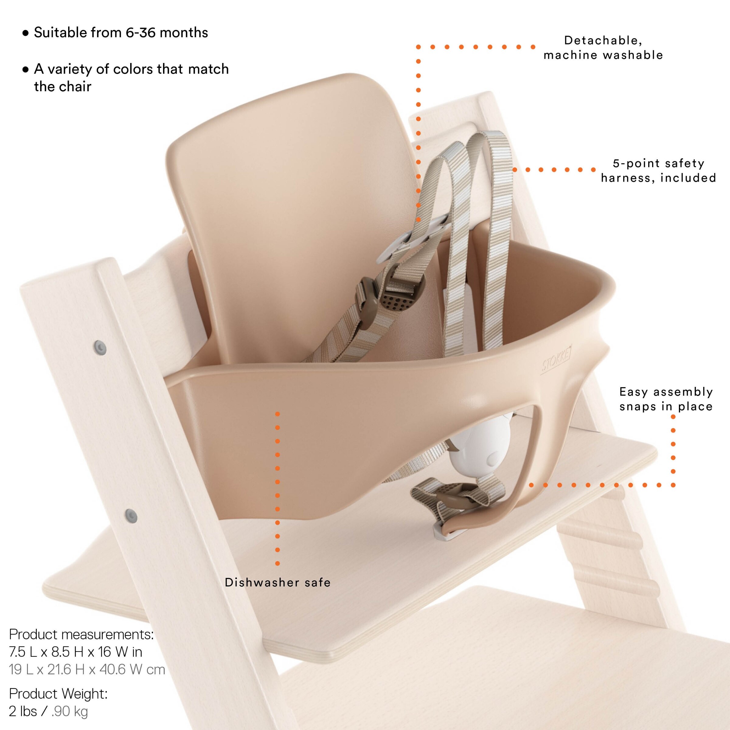 Stokke sales tray grey