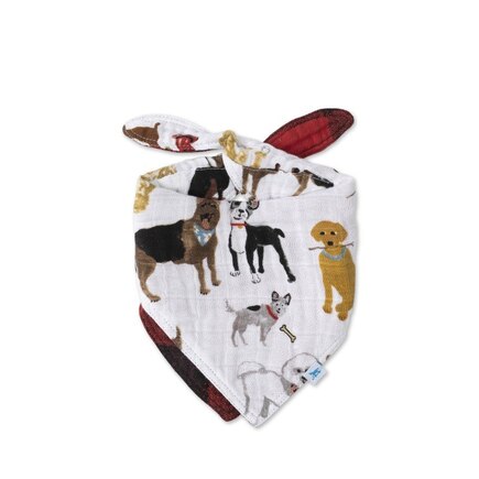 Little Unicorn Cotton Reversible Bandana Bib - Woof