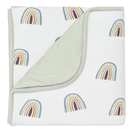 Baby Blanket In Aloe Rainbow