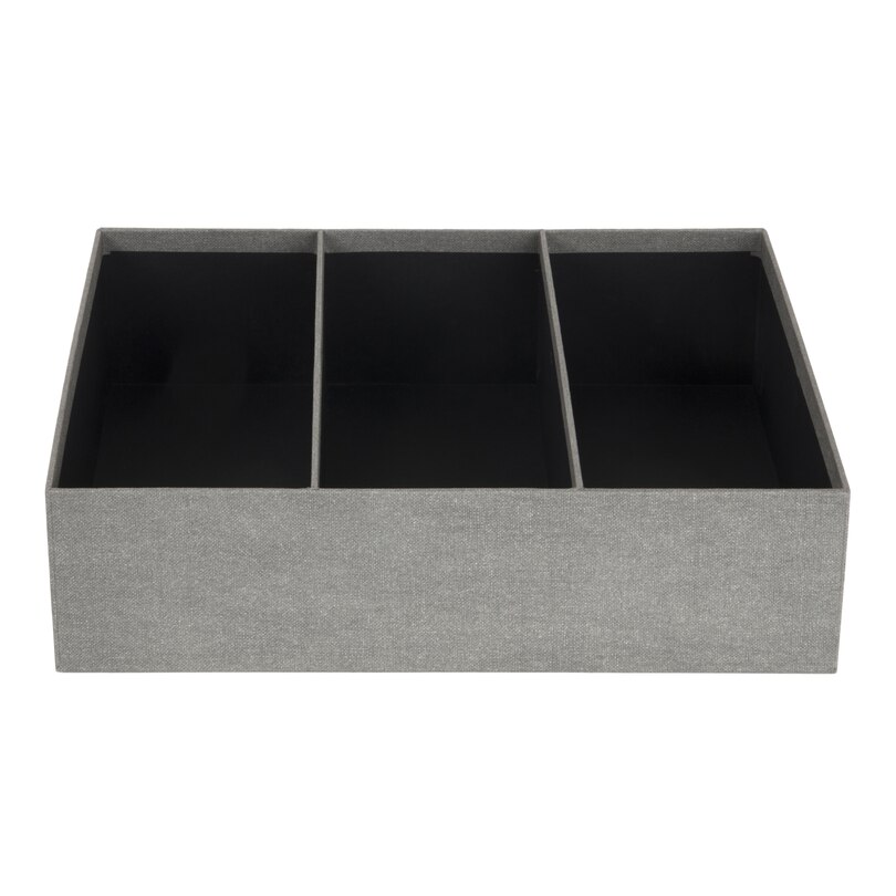 VIDAR DRAWER ORGANIZER, GREY CANVAS Indigo