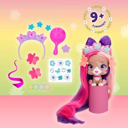 Vip Pets Color Boost - Includes 1 Vip Pets Doll, 9 Surprises, 6 Accessories