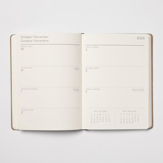 August 2023 - December 2024 Vase Leatheresque Medium Weekly Agenda image number 2