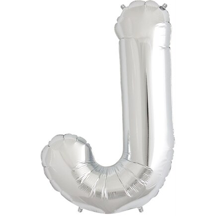 32.5" Helium Letter Silver