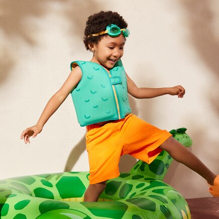 Float Vest & Goggles Set, Crocodile
