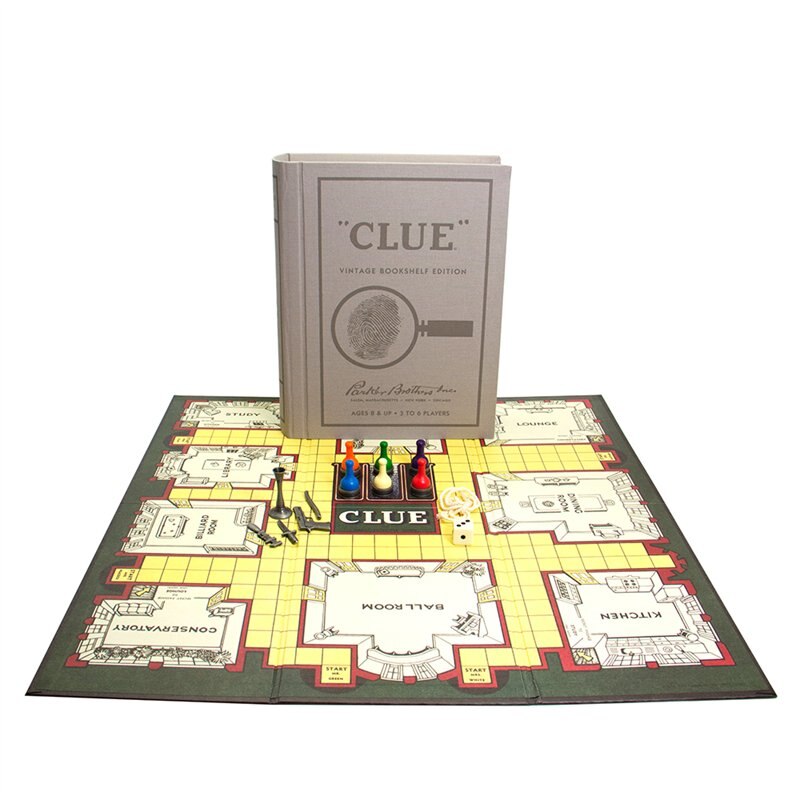 Clue Vintage Bookshelf Edition Indigo