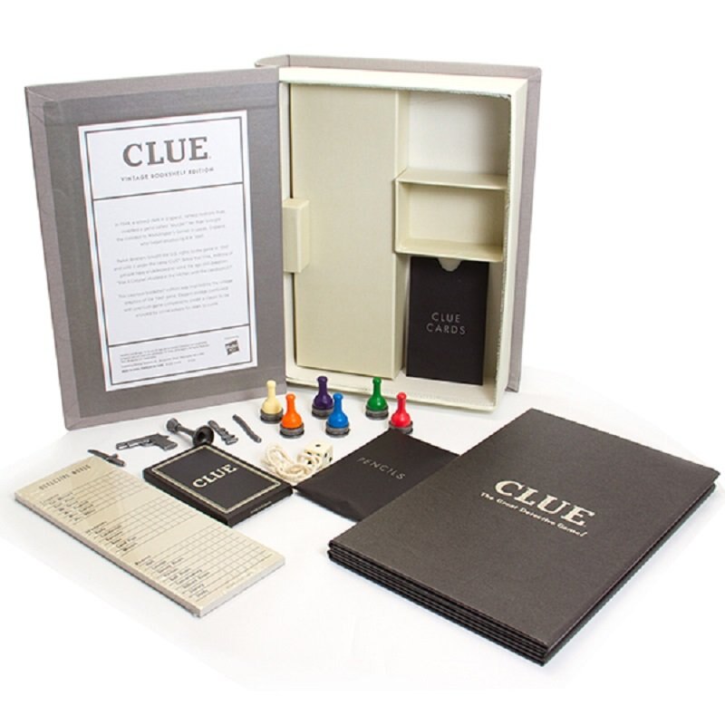 Clue Vintage Bookshelf Edition Indigo