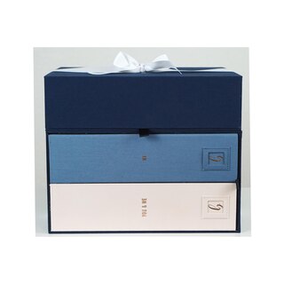 Ensemble-cadeau de luxe pour souvenirs de mariage (2 articles), Bleu image number 1