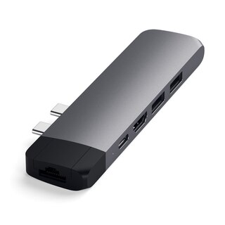 Adaptateur Hub Pro Type-C Avec Ethernet, Gris Espace image number 0