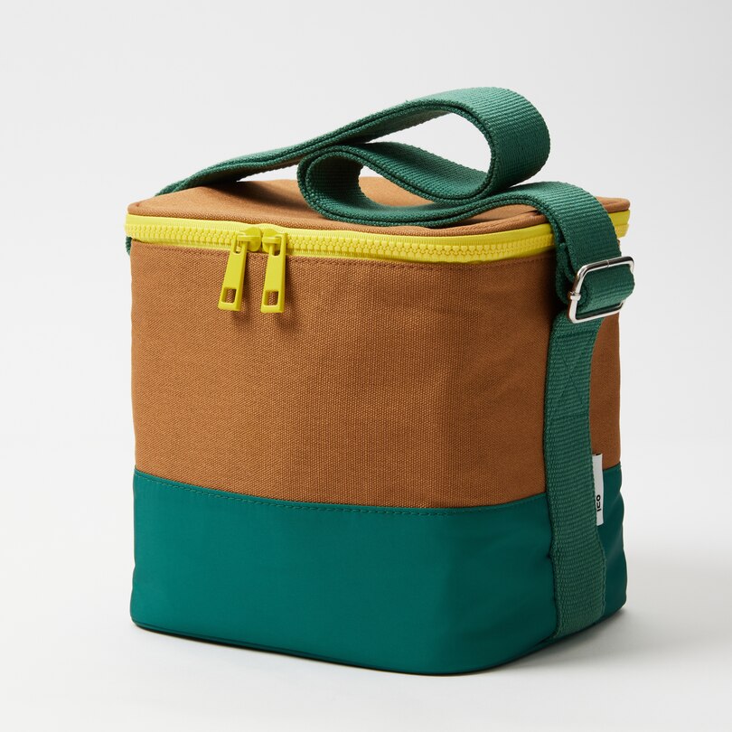 Colourblock Canvas Lunch Bag