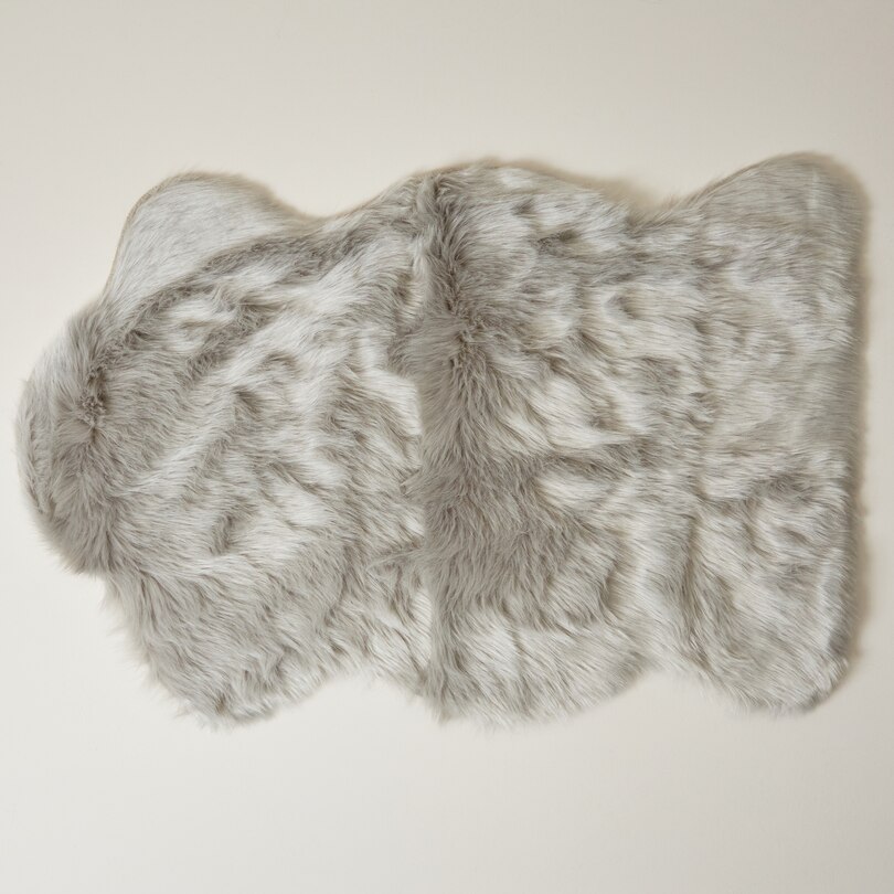 Faux Fur Chair Throw