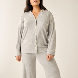 Piped Pajama Pant Set image number 1