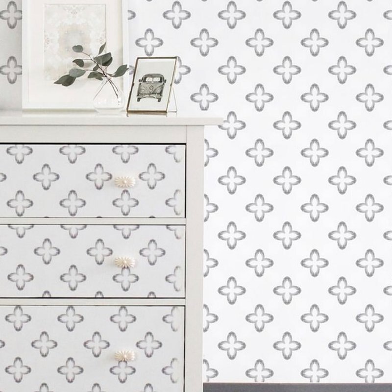 Urban Walls Wallpaper Marigold & White image number 1