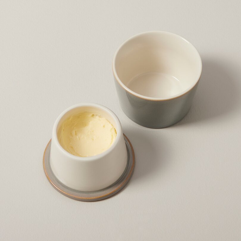 Stoneware French Butter Keeper Sahara image number 1