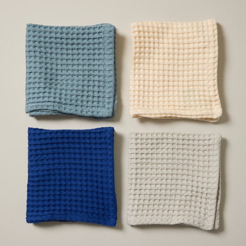 Organic Cotton Kitchen Towels, Set Of 4