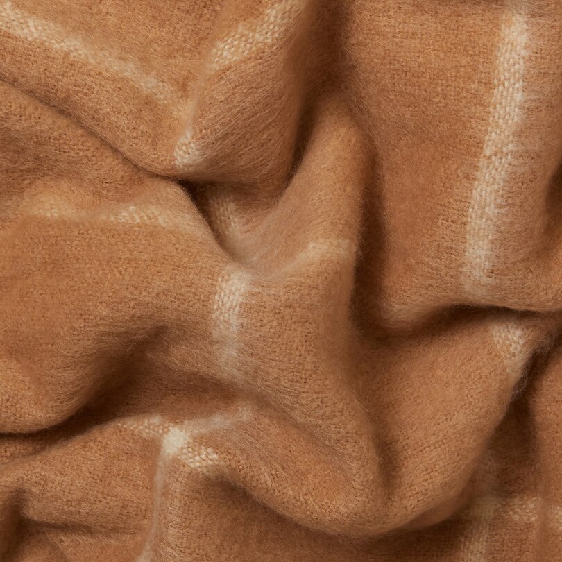 Mohair Plaid Scarf image number 3
