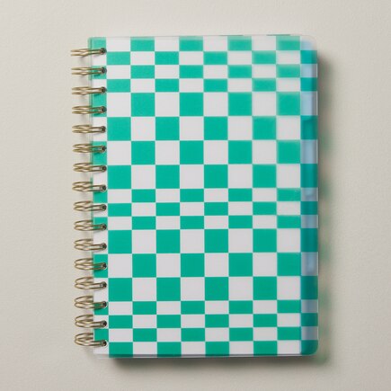 A5 Recycled Polypro Spiral Notebook, 4-Tab