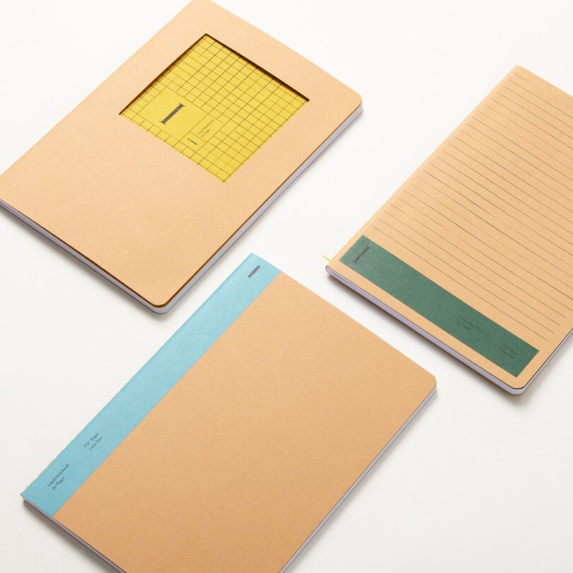 Monogram Kraft Notebooks, Set Of 3 image number 1