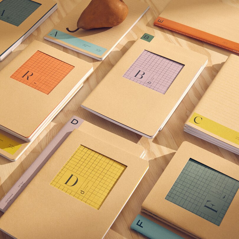 Monogram Kraft Notebooks, Set Of 3 image number 3