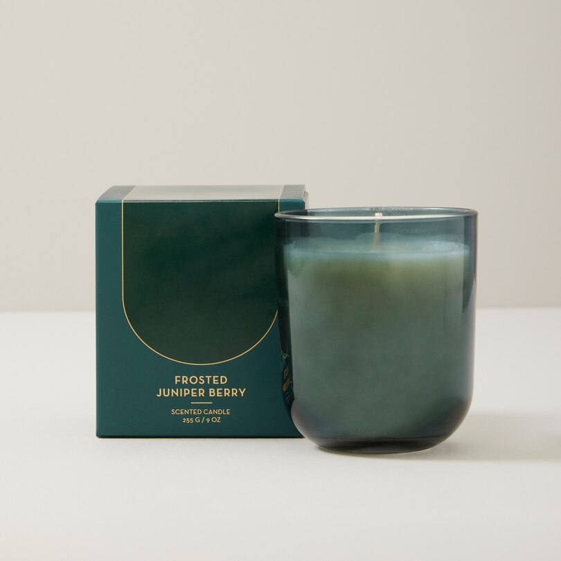 Glass Candle, Indigo Scents