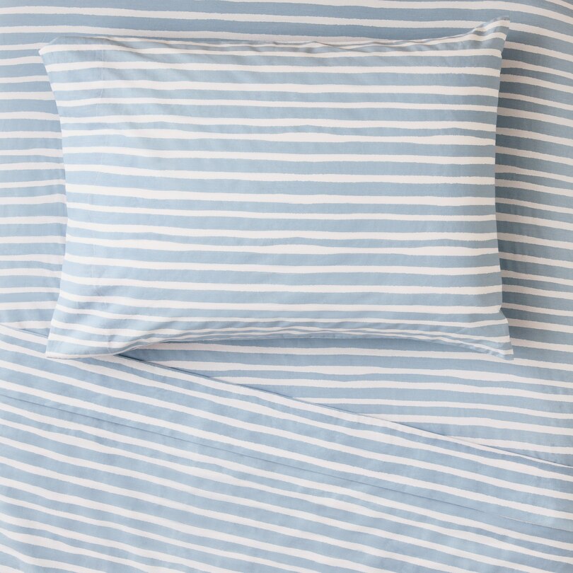 Organic Cotton Sheet Set Indigo