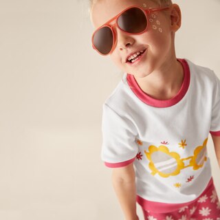 2-Piece Pajama Set, Sunglasses image number 1
