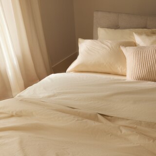 Organic Cotton Reversible Duvet Cover Set image number 1