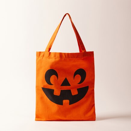 CANVAS TOTE BAG, JACK-O-LANTERN