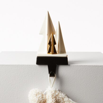 CERAMIC STOCKING HOLDER, TREE