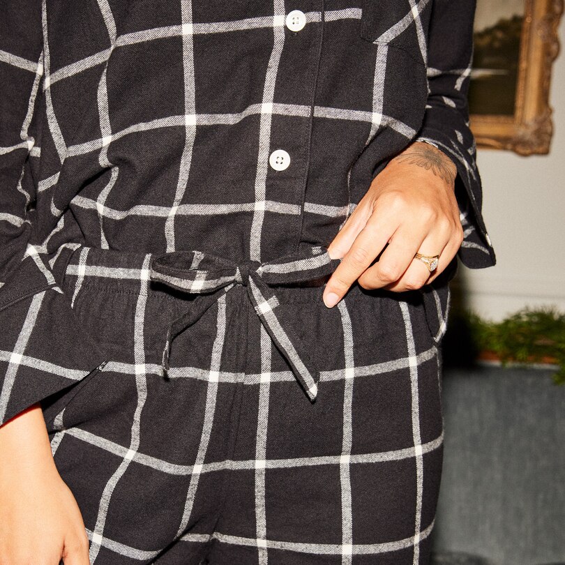 Organic Flannel Pajama Pant Set
