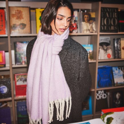 Brushed Fringe Scarf