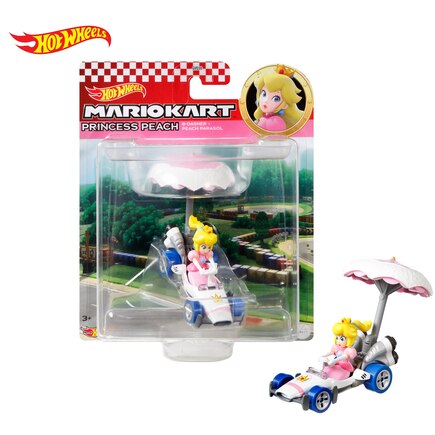 Hot Wheels Mario Kart Princess Peach B-dasher Peach Parasol