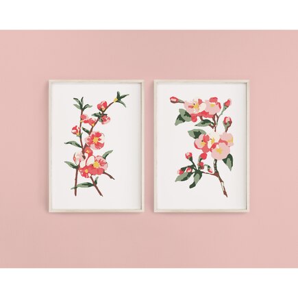 Cherry Blossom Sprigs Paint By Number Kit 2-Pack