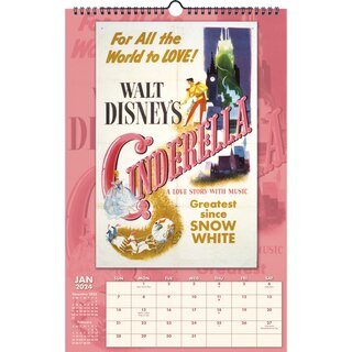 Disney Classics 2024 Oversized Wall Calendar Indigo