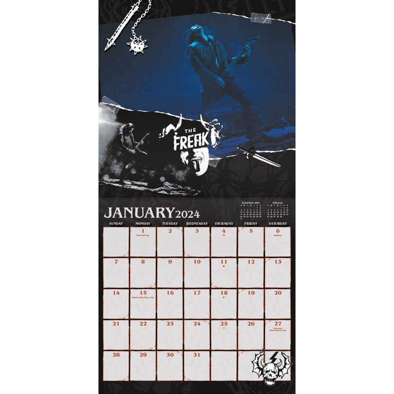 Stranger Things 2024 Wall Calendar Indigo